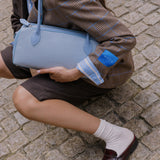 Cartera Baguette Celeste