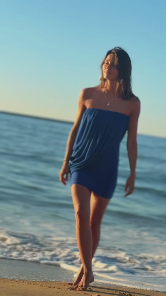 Vestido Maré Azul en movimiento, video sin audio