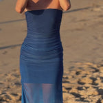 Vestido Sunset Azul en movimiento, video sin audio