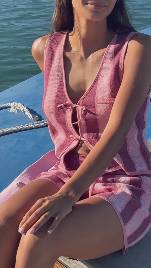 Short Caparica Rosa en movimiento, video sin audio