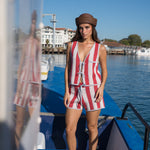 Short Caparica Rojo, vista editorial