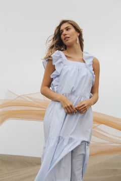 Vestido Barcelona Celeste - macodesign