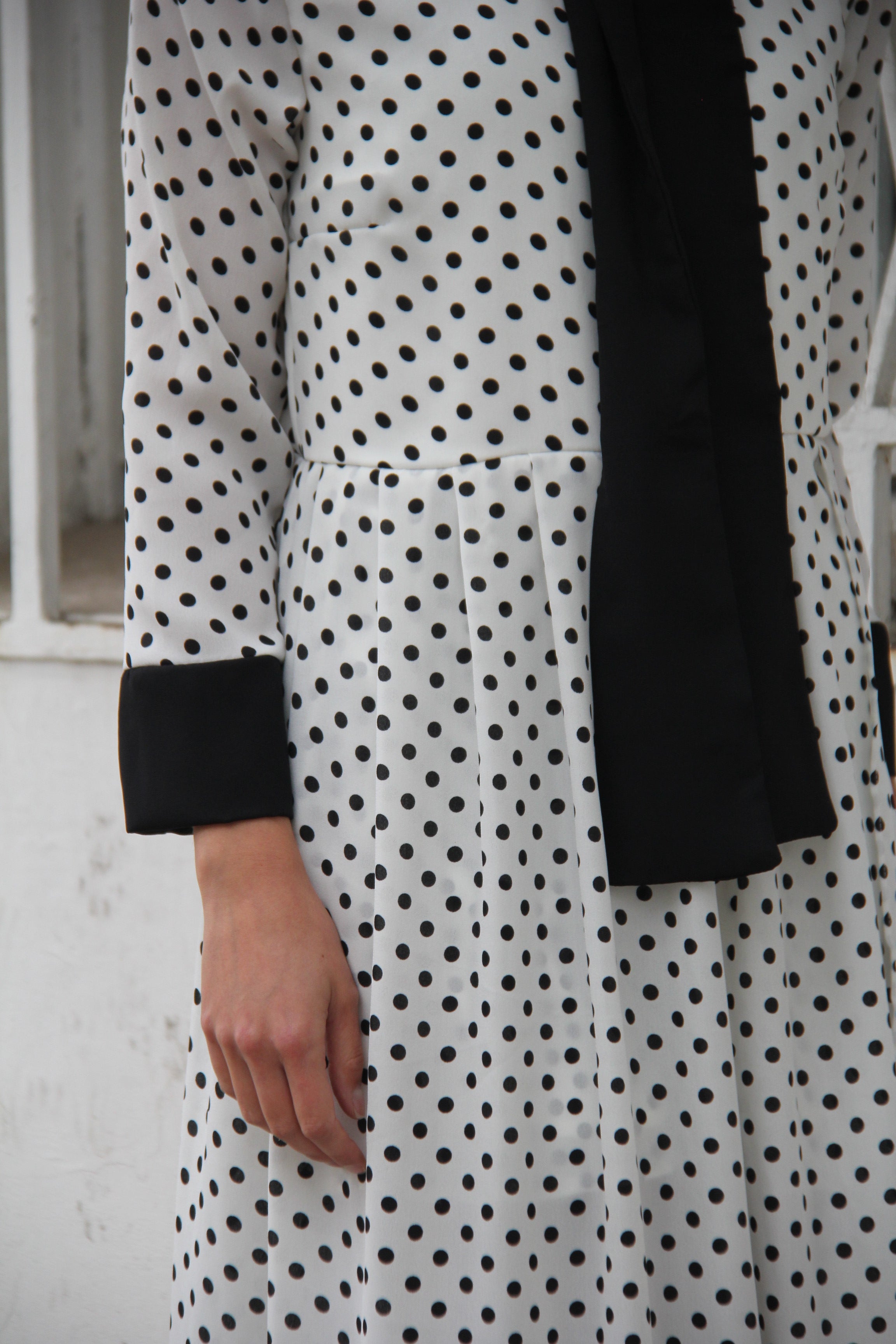 Vestido Azucena Puntos - macodesign