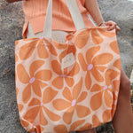 Bolso de Playa Orange Flowers - Macodesign