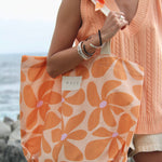 Bolso de Playa Orange Flowers - Macodesign