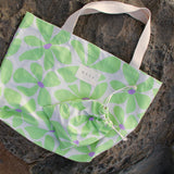 Bolso de Playa Green Flowers - Macodesign